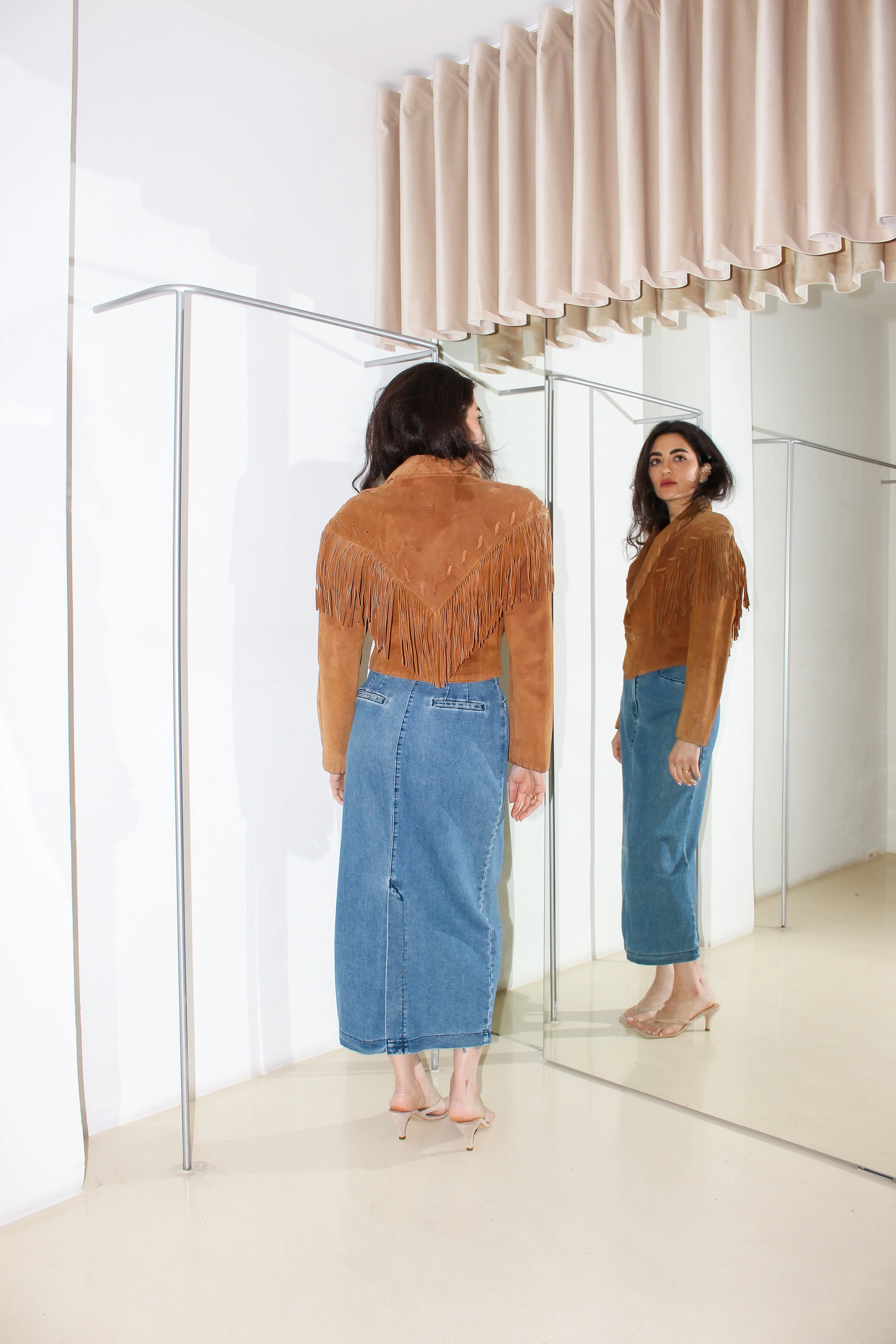 Vintage Fringed Jacket - Image 2