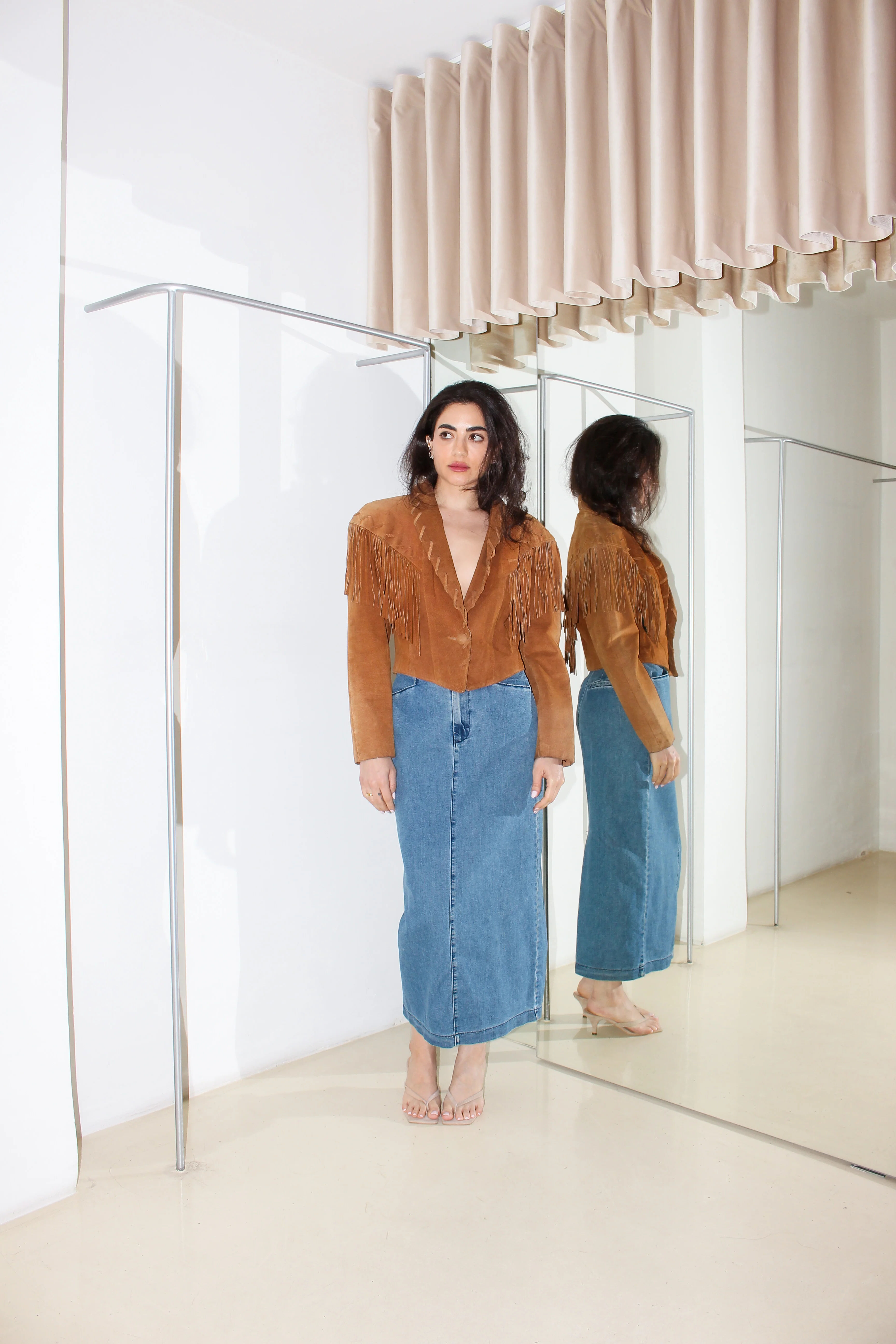 Vintage Fringed Jacket - Image 3